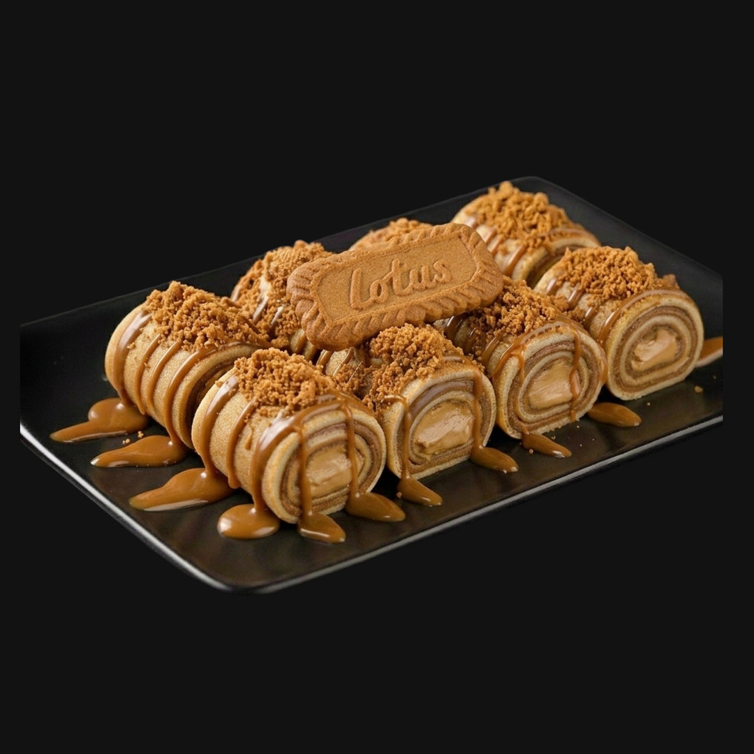 Lotus Biscoff Crepe Roll