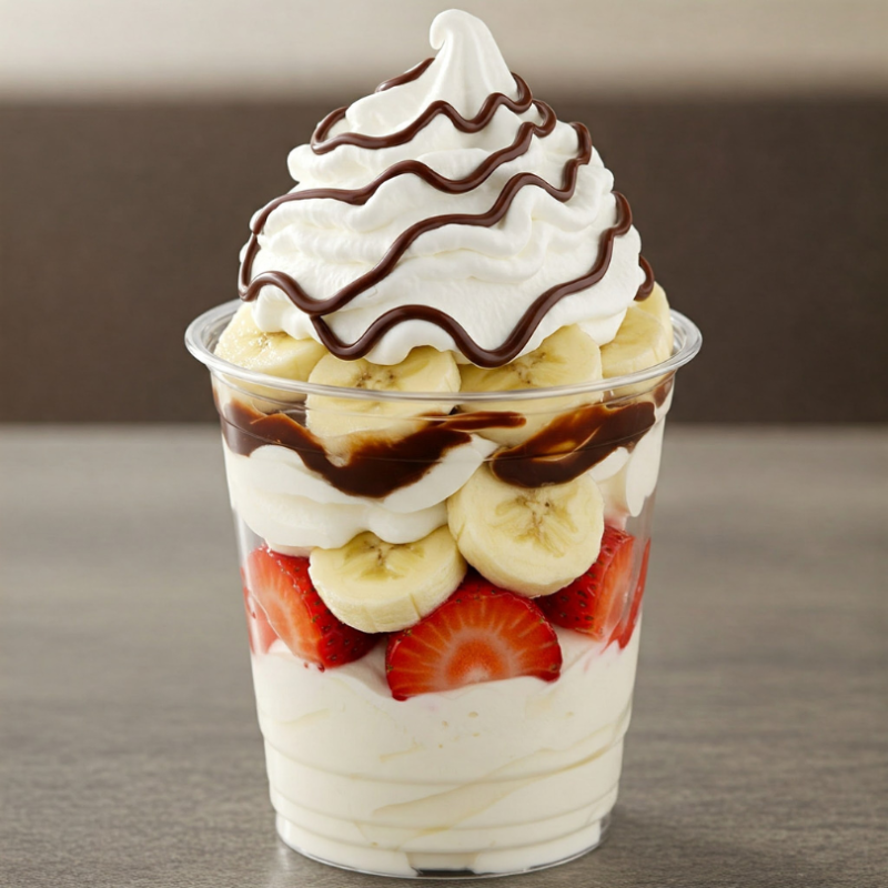 Banana Split Sundae